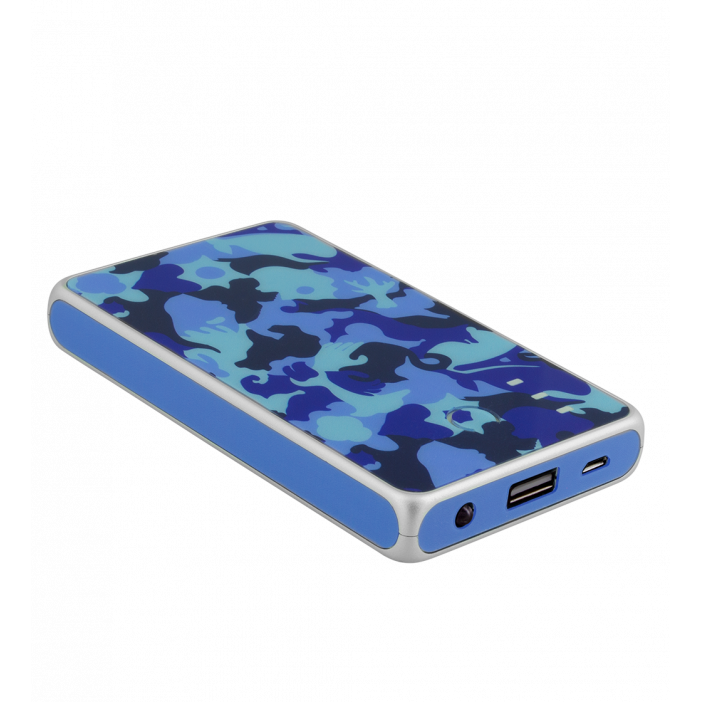 Batterie externe nomade 5000mAh - Get The Power 2 Camouflage Blue 