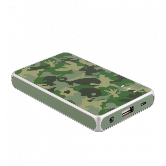 Batterie externe nomade 5000mAh - Get The Power 2 Camouflage Green