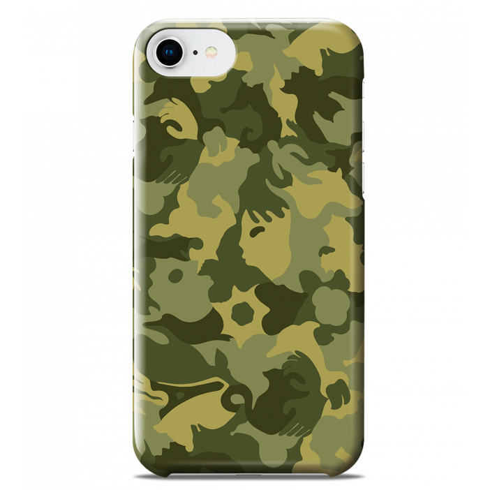 Coque pour iPhone 6S/7/8 - I Cover 6S/7/8 Camouflage Green