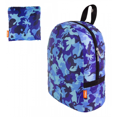 Sac à dos pliable - Pocket Bag - Camouflage Blue 