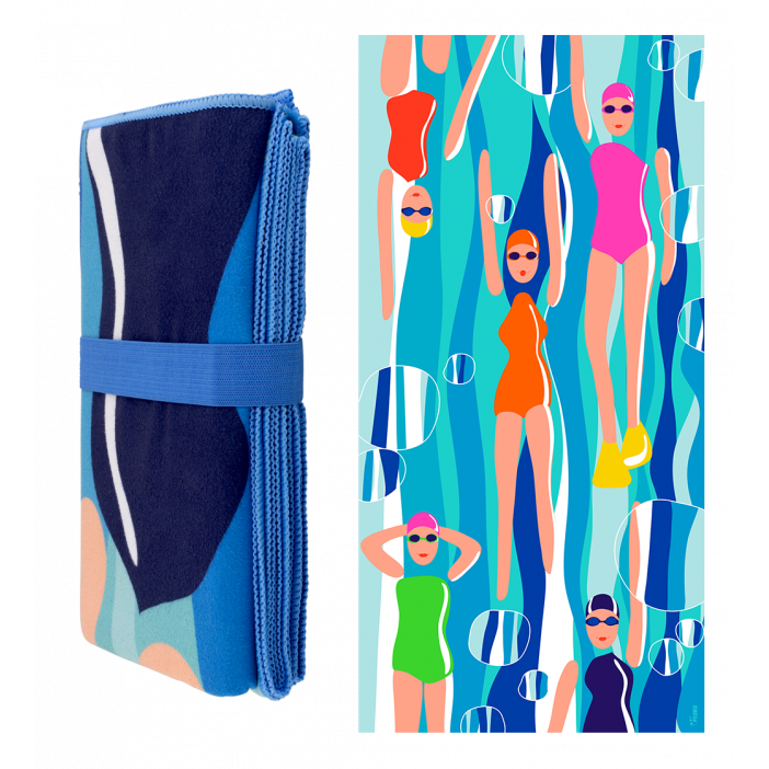 Mikrofaser-Badetuch - Body DS Swimming Pool