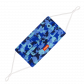 Waschbare und wiederverwendbare Schutzmaske - Alltagsmaske Camouflage Blue 