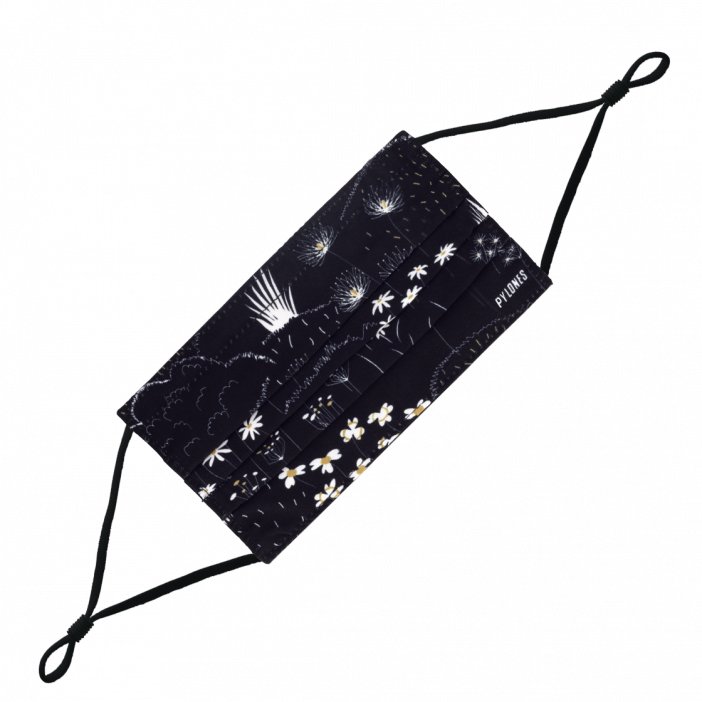 Mascherina in tessuto - Hidden Smile Black Board
