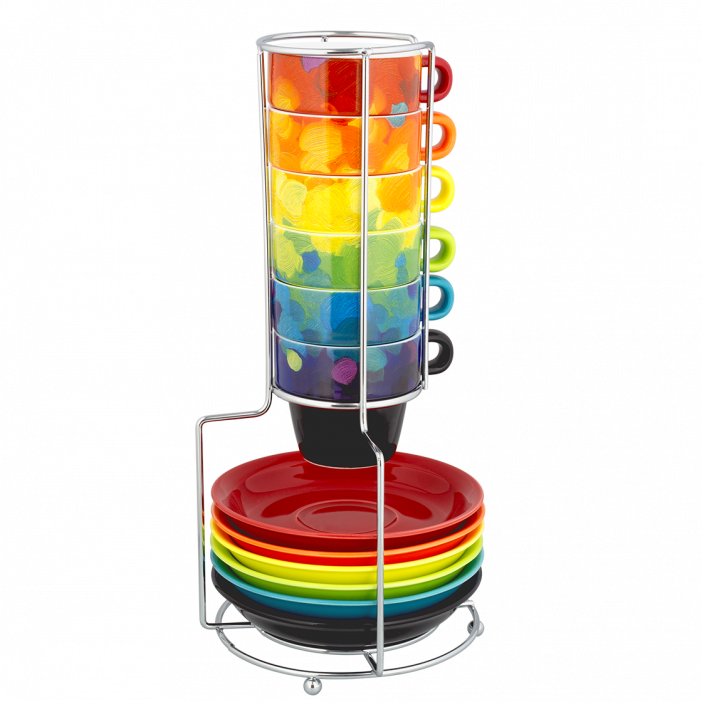 Torre di tazze espresso - Café des artistes Palette