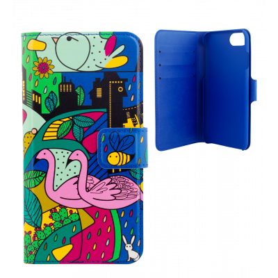 Custodia a portafoglio per iPhone 6, 6S, 7, 8 - Iwallet
