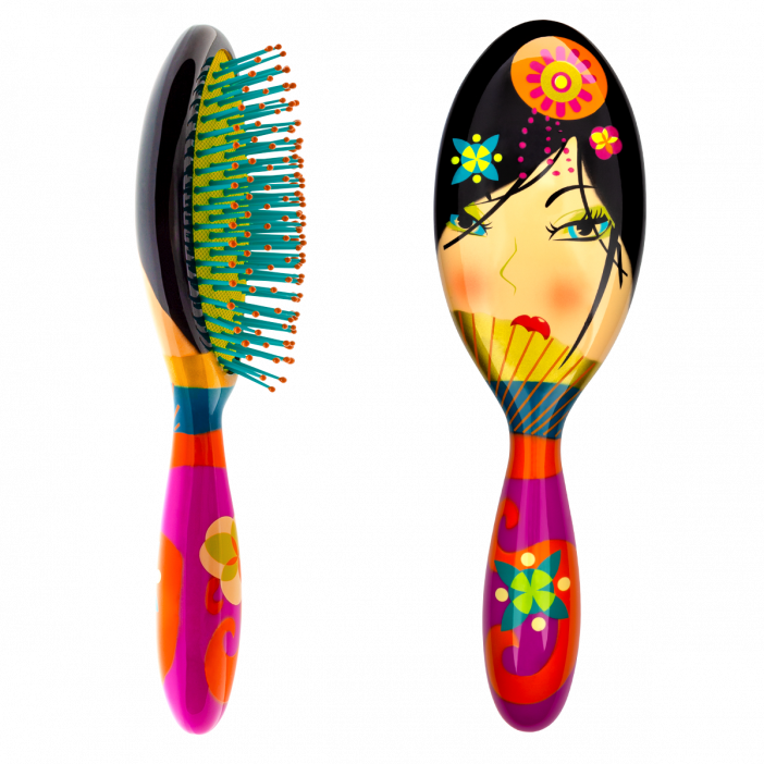 Grande brosse à cheveux - Ladypop Large Flamenco