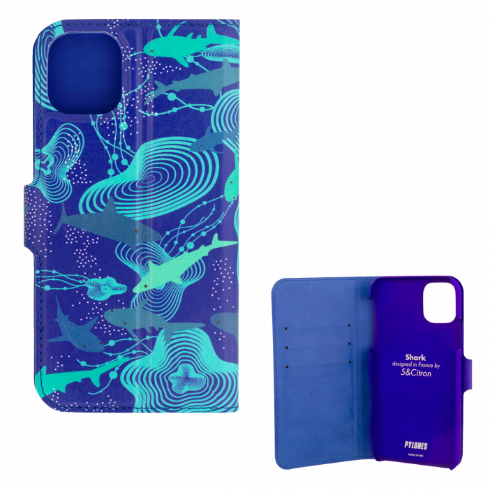 Klappdeckel für iPhone 11 - I Wallet 11 Shark