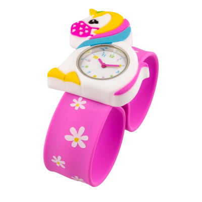 Montre slap - Funny Time - Licorne Masquée