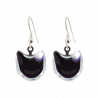 Hook earrings - Cat Milk Black