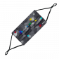 Waschbare und wiederverwendbare Schutzmaske - Alltagsmaske Black Palette