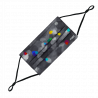 Waschbare und wiederverwendbare Schutzmaske - Alltagsmaske Black Palette