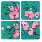 4 Untersetzer - Sous verre