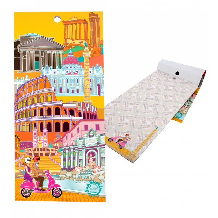 Bloc note magnétique - Carnet Formalist City Rome