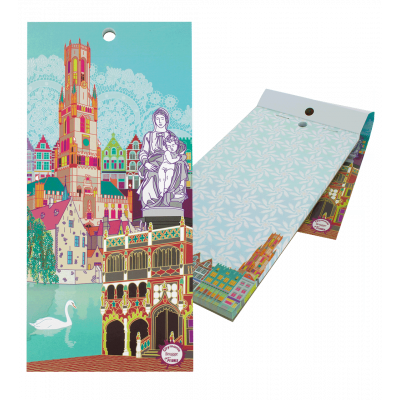 Bloc note magnétique - Carnet Formalist City - Bruges