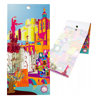 Bloc note magnétique - Carnet Formalist City - Avignon
