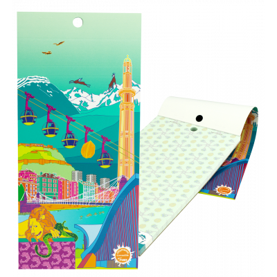 Bloc note magnétique - Carnet Formalist City - Grenoble
