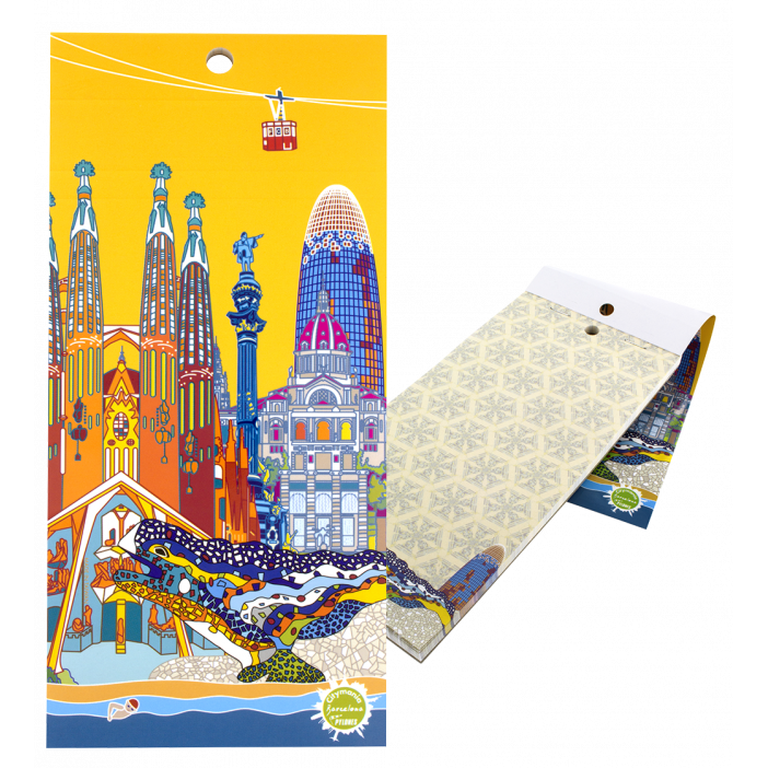 Bloc note magnétique - Carnet Formalist City Barcelona
