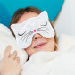 Eye mask - My pearls White Cat