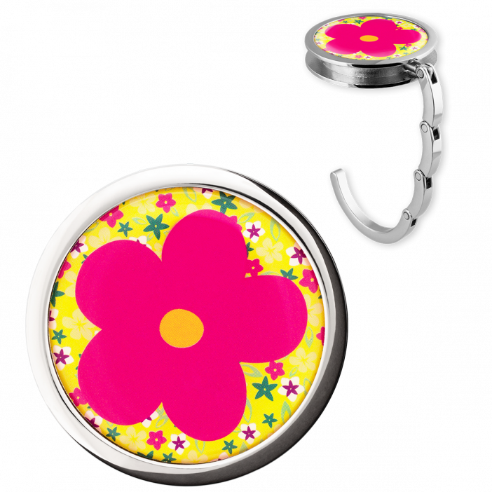 Handbag hook - Dîner en Ville Flower