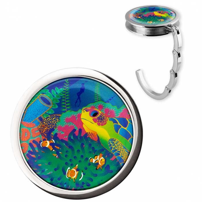 Handbag hook - Dîner en Ville Under the sea