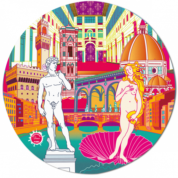 Tappetino mouse - Tapiron Citymania Firenze