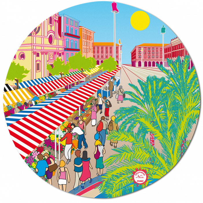 Tapis de souris - Tapiron Citymania Nice