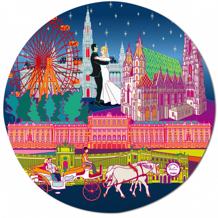 Tappetino mouse - Tapiron Citymania Vienna