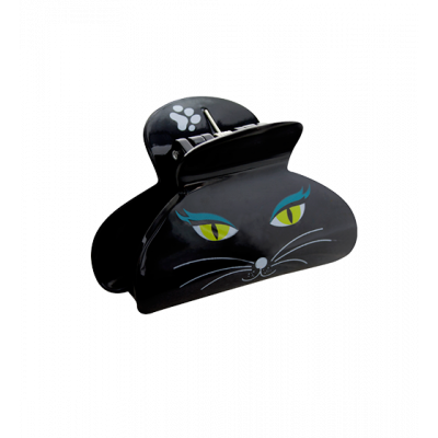 Pince à cheveux crabe - Ladyclip Small - Black Cat