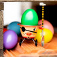 Coquetier design - Cocotte Licorne