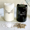 Salt and pepper shaker - Chalt et Cheper Black / White