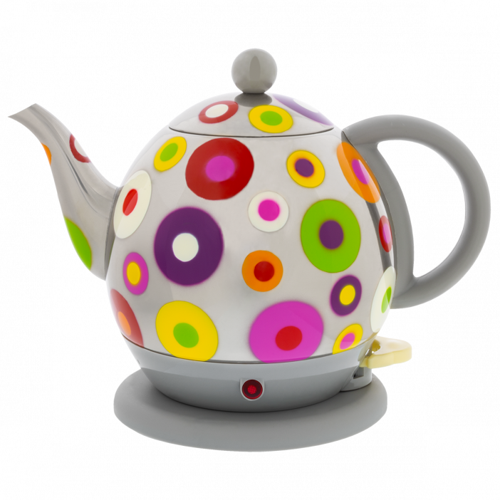 Electric kettle with european plug 1 L - Byzance Silver Spots