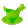 Coquetier design - Poulette Vert