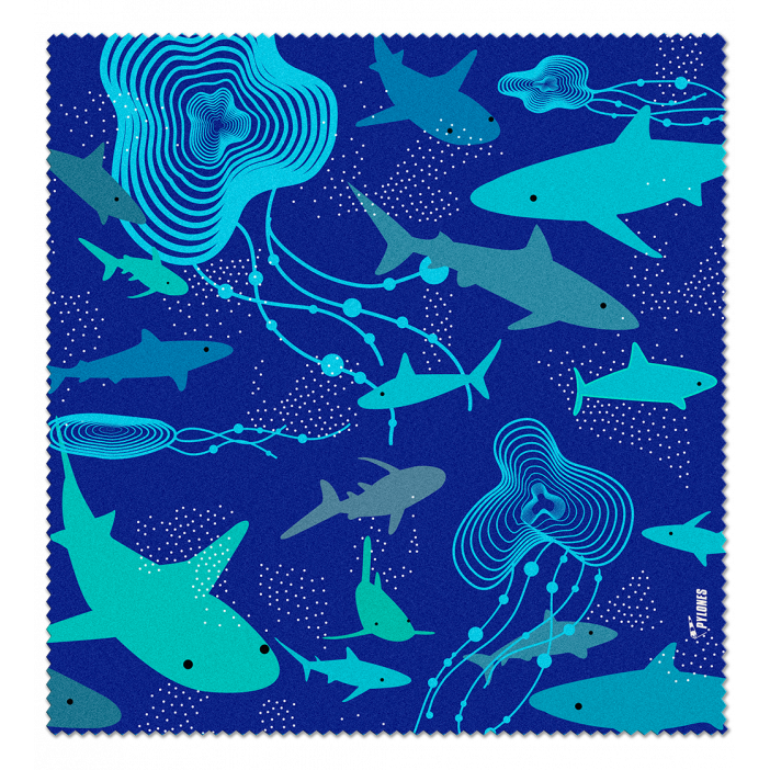 Microfibre cloth for glasses - Belle Vue Shark