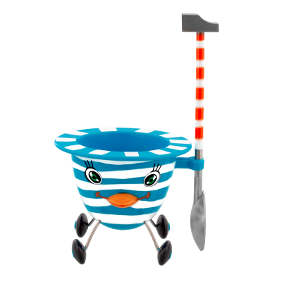 Coquetier design - Cocotte - Bleu