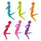 Set of 6 glass markers - Happy Markers
