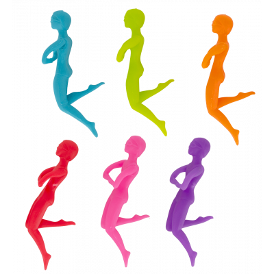 Set de 6 marqueurs de verre - Happy Markers Figurine - Diva