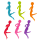 Set de 6 marqueurs de verre - Happy Markers Figurine
