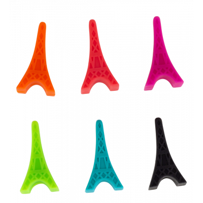 Set de 6 marqueurs de verre - Happy Markers Figurine - Tour Eiffel