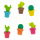 Set de 6 marqueurs de verre - Happy Markers Figurine