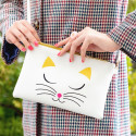 Pochette bandoulière - Brody White Cat