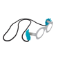Glasses cord - Bas Les Pattes Pink