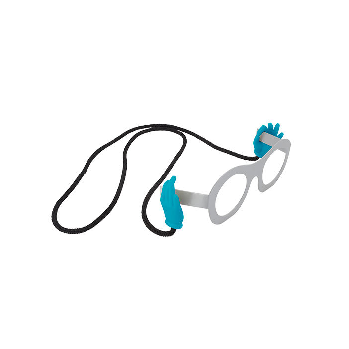 Cordon à lunettes - Bas Les Pattes Bleu