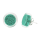 Boucles d'oreilles clou en verre soufflées - Cachou Billes
