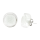 Boucles d'oreilles clou en verre soufflées - Cachou Billes