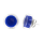 Boucles d'oreilles clou en verre soufflées - Cachou Billes