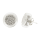 Boucles d'oreilles clou en verre soufflées - Cachou Billes