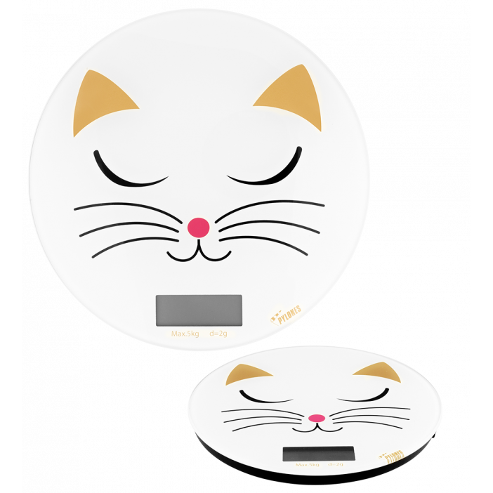 Balance de cuisine - Frivole Cat White Cat Balance de cuisine - Frivole Cat White Cat