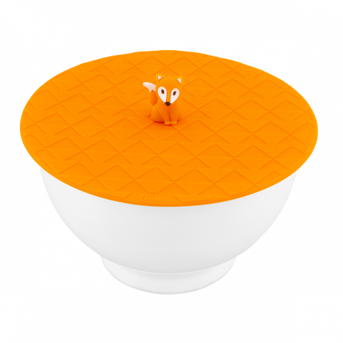 Couvercle silicone pour bol - Bienauchaud / Bienaufroid XL 15 cm Renard
