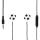 Earphones with integrated microphone - Swing