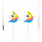 Earphones with integrated microphone - Swing Skeleton
